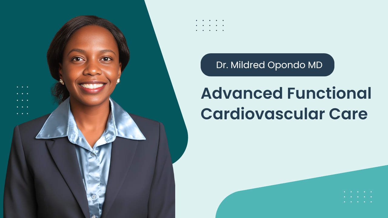 Dr. Mildred Opondo, a functional cardiologist in Atlanta